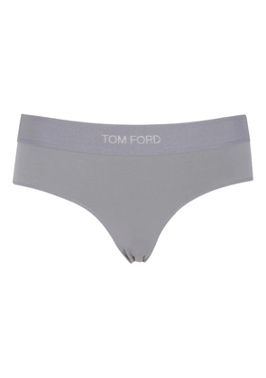 TOM FORD logo-waistband briefs - Grey