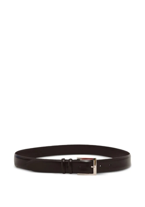 Orciani leather buckle belt - Brown