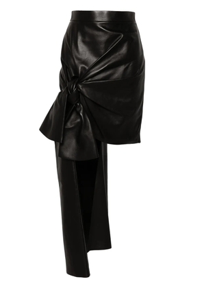 Alexander McQueen draped mini skirt - Black