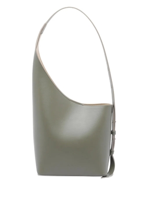 Aesther Ekme demi-lune leather shoulder bag - Green