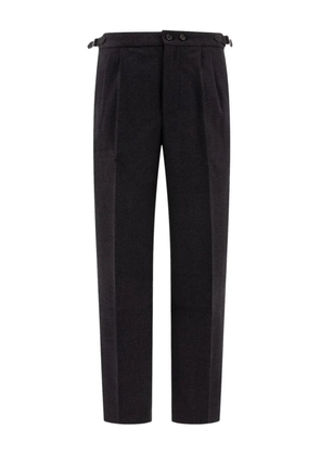 BODE pleated buckle-detailing trousers - Grey