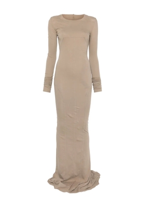 Rick Owens DRKSHDW long sleeve dress - Neutrals