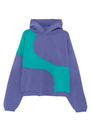 ERL two-tone hoodie - Blue