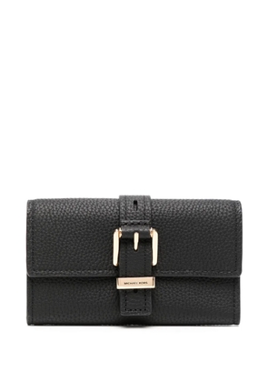 Michael Kors flap trifold wallet - Black
