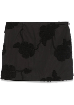 ROTATE BIRGER CHRISTENSEN organic cotton mini skirt - Black