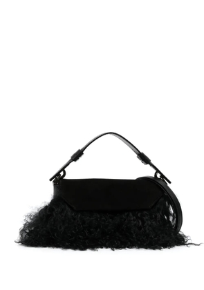 Casadei Manola leather shoulder bag - Black