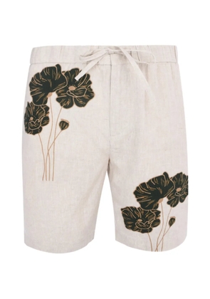 Frescobol Carioca Felipe floral-print shorts - Neutrals