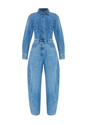 Givenchy denim shirt-collar jumpsuit - Blue