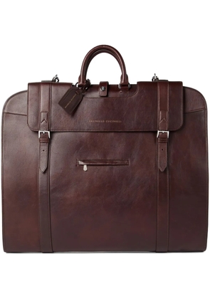 Brunello Cucinelli leather suit holder - Red