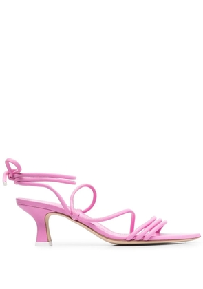 3juin 60mm ankle tie-fastening sandals - Pink
