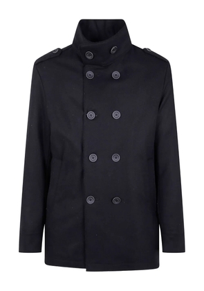 Herno double-breasted coat - Black