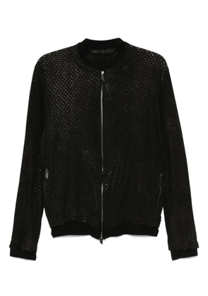 Salvatore Santoro perforated jacket - Black