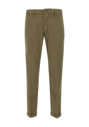 Re-Hash cuffed straight-leg trousers - Green
