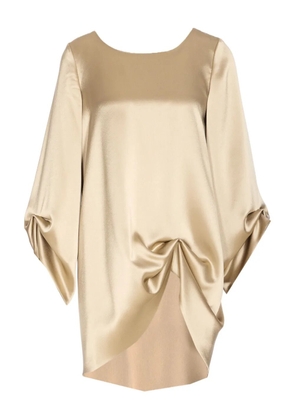 Fely Campo satin top - Neutrals