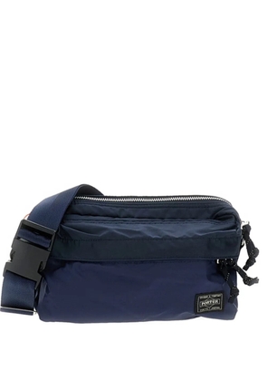 Porter-Yoshida & Co. logo-patch shoulder bag - Blue