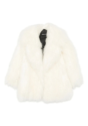 Numerootto Iside faux fur coat - White