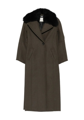 Blumarine single-breasted coat - Green