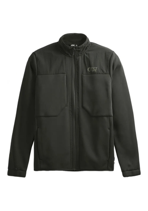 PICTURE panelled zip-up sweater - Black