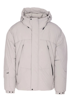 JG1 hooded down jacket - Neutrals