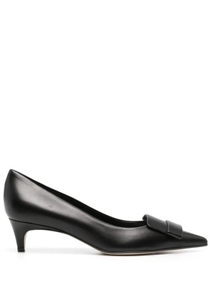 Sergio Rossi SR1 30mm leather pumps - Black