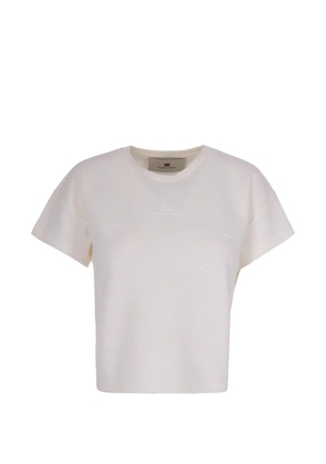 Elisabetta Franchi logo T-shirt - White