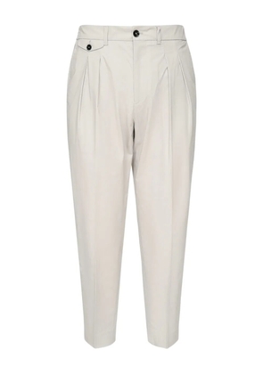 BE ABLE Eduard pleated elastic-waist trousers - Neutrals