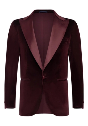 FRANZESE COLLECTION peak-lapel single-breasted blazer - Red