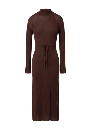 A.P.C. crew-neck maxi dress - Brown