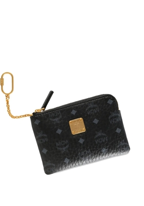 MCM Aren Visetos monogram card holder - Black