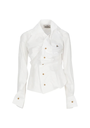 Vivienne Westwood asymmetric-collar shirt - White