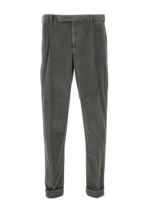 PT Torino ribbed velvet chinos - Grey