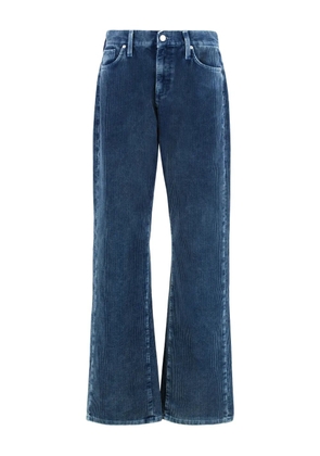 7 For All Mankind button-fastening corduroy trousers - Blue