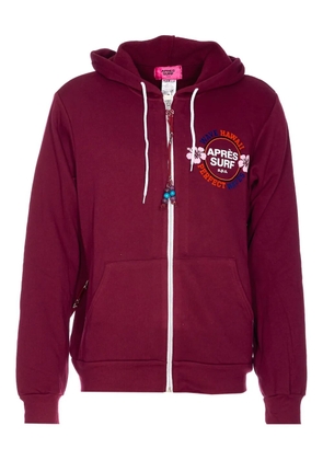 Pret A Surf logo-print hoodie - Red