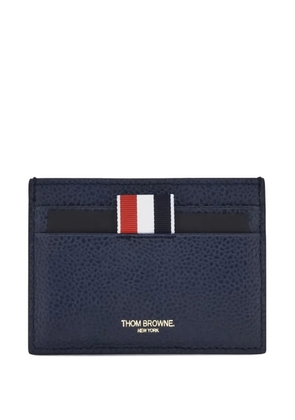 Thom Browne four-bar stripe cardholder - Blue