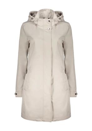 Moorer hooded parka coat - Neutrals