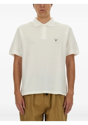 SOUTH2 WEST8 embroidered polo shirt - Neutrals