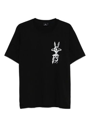 PS Paul Smith rabbit-print organic cotton T-shirt - Black