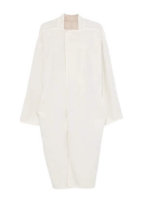 Rick Owens asymmetric-overlap jacket - Neutrals