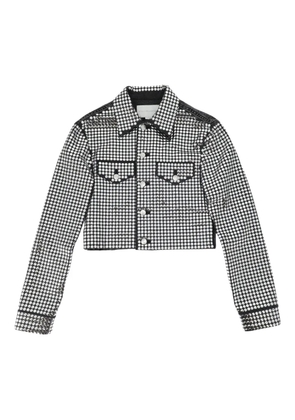 Stella McCartney studs-embellished denim jacket - Black