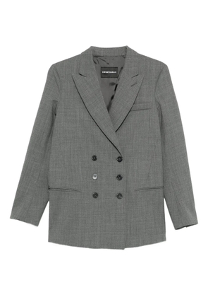 Emporio Armani double-breasted blazer - Grey