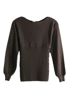 Paloma Wool ribbed buttoned sweater - Brown