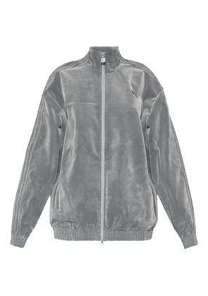 adidas logo-embroidered jacket - Grey