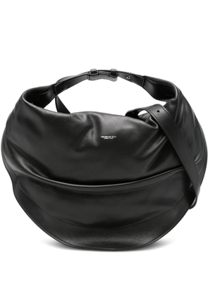 FEDERICO CINA Tortellino calfskin tote bag - Black