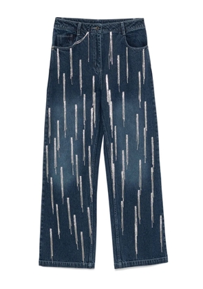 Patrizia Pepe rhinestones jeans - Blue