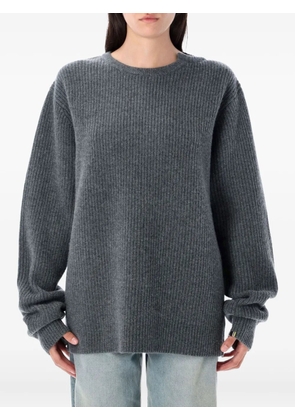extreme cashmere ribbed cashmere sweater - Grey