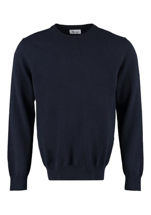 THE (Alphabet) crew-neck cashmere jumper - Blue