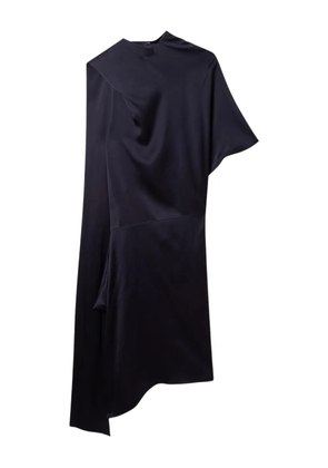Stella McCartney asymmetric draped midi dress - Blue