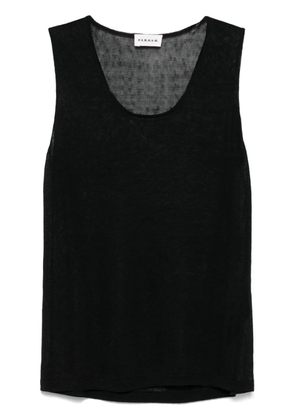 P.A.R.O.S.H. fine-knit tank top - Black