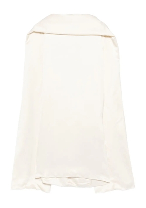 TOTEME raw-edge silk dress - Neutrals