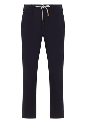Eleventy stretch-wool trousers - Blue